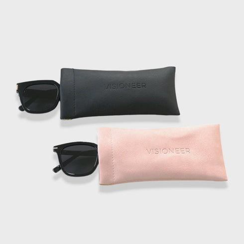 Eyewear leather pouch