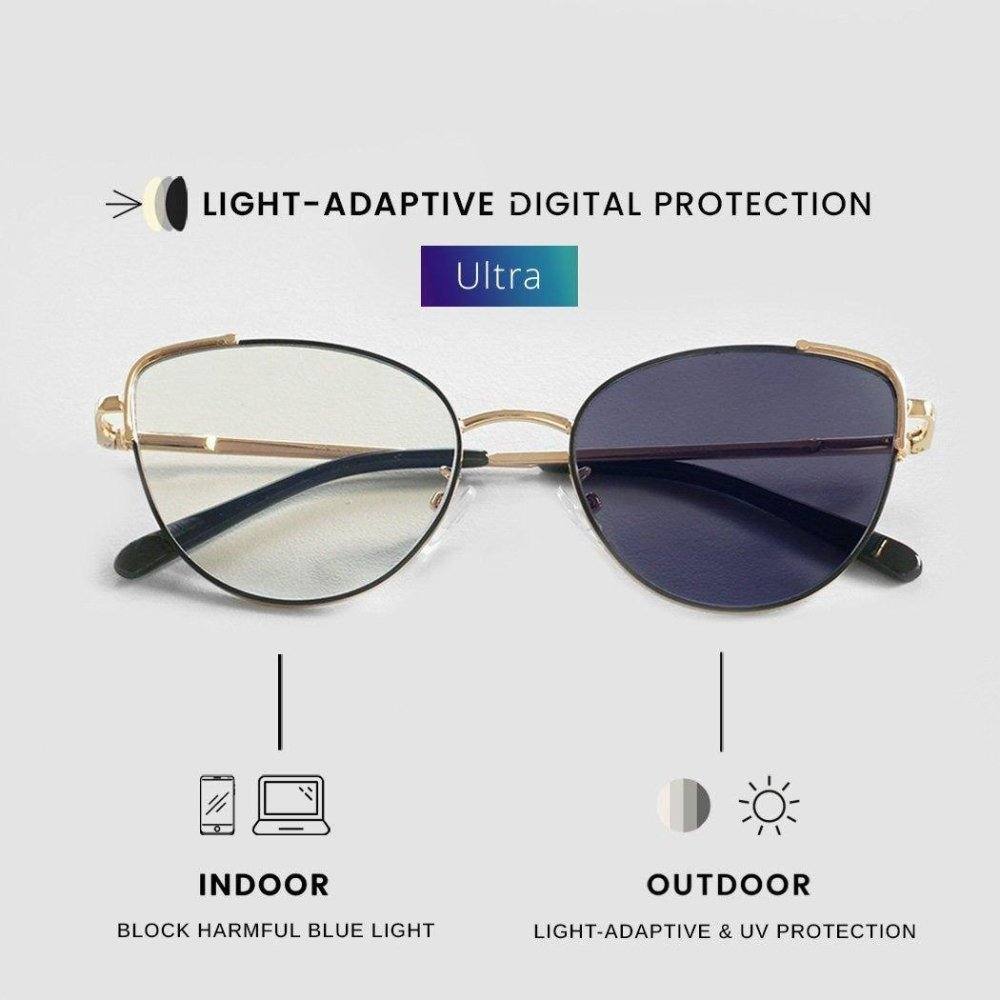 Barcelona (LA Ultra) ULTRA Light-Adaptive Digital Protection Black & gold | Visioneer High Quality Eye Protection Eyewear 1