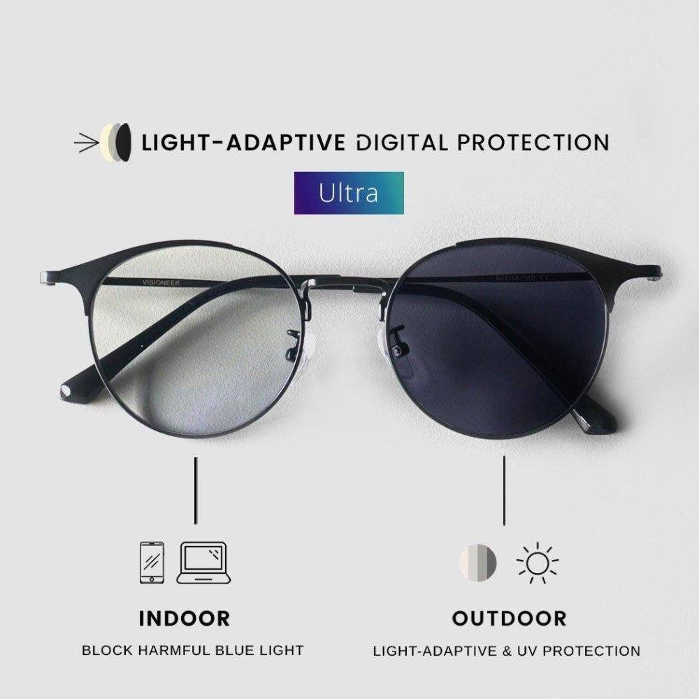 Katy (LA Ultra) ULTRA Light-Adaptive Digital Protection Black | Visioneer High Quality Eye Protection Eyewear 6
