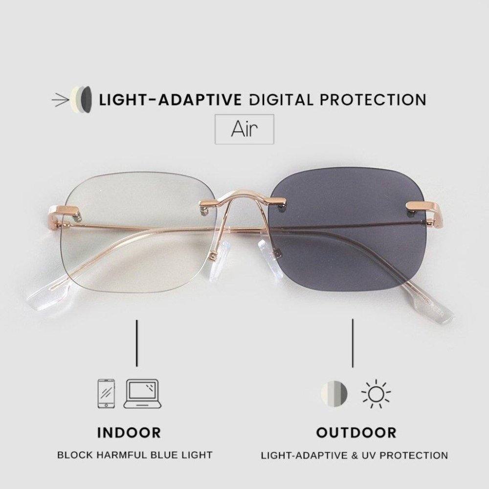 Kendall rimless (LA Air) - Visioneer Brand