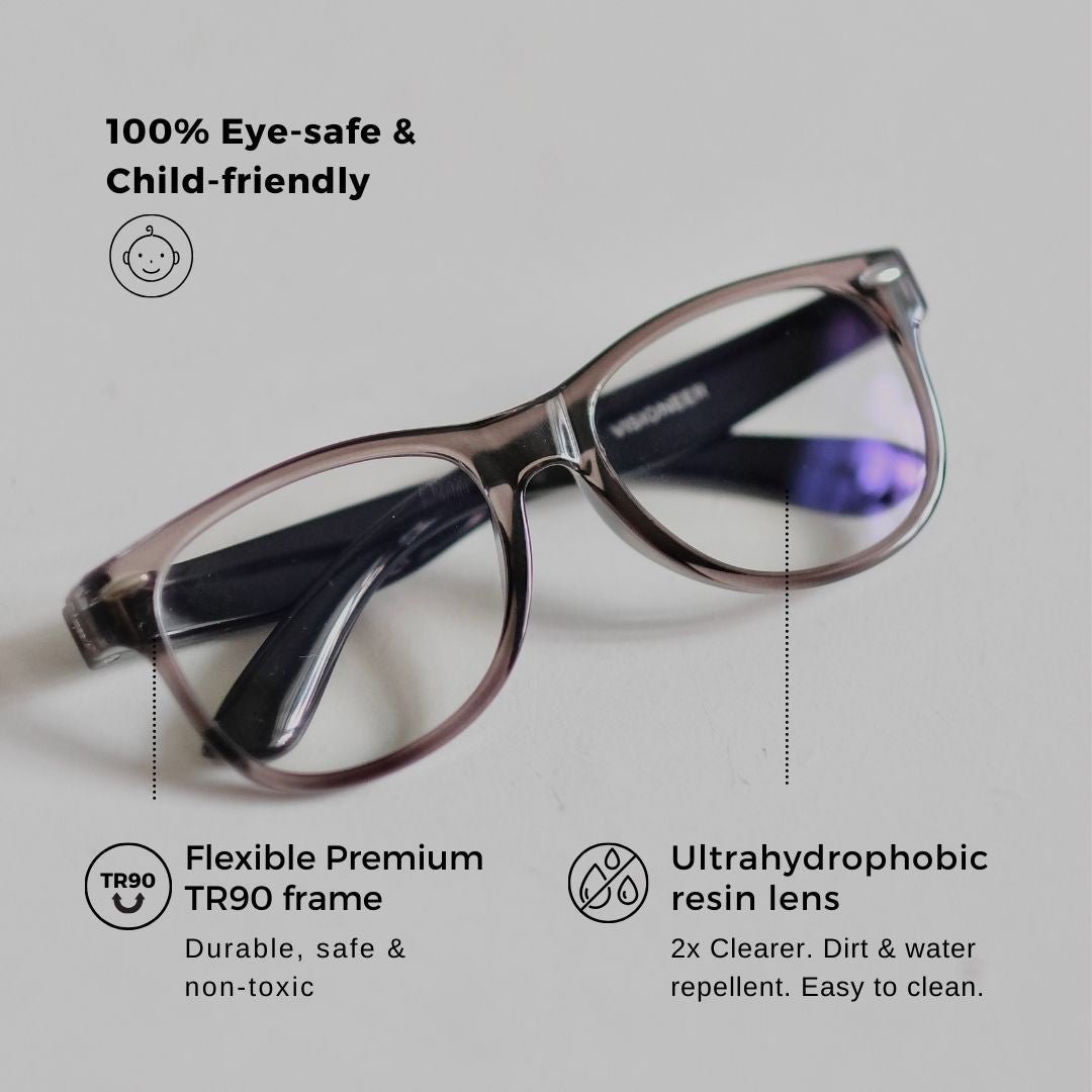 Sasha Kids (LA Ultra) ULTRA Light-Adaptive Digital Protection Black | Visioneer High Quality Eye Protection Eyewear 2